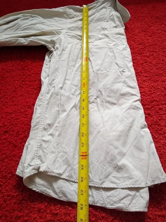 vintage 90s Classico by Anthonys tan pinstripe shirt - Picture 7 of 7